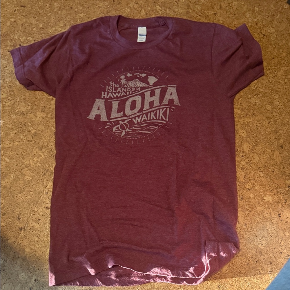 Tultex Burgundy Graphic Tee